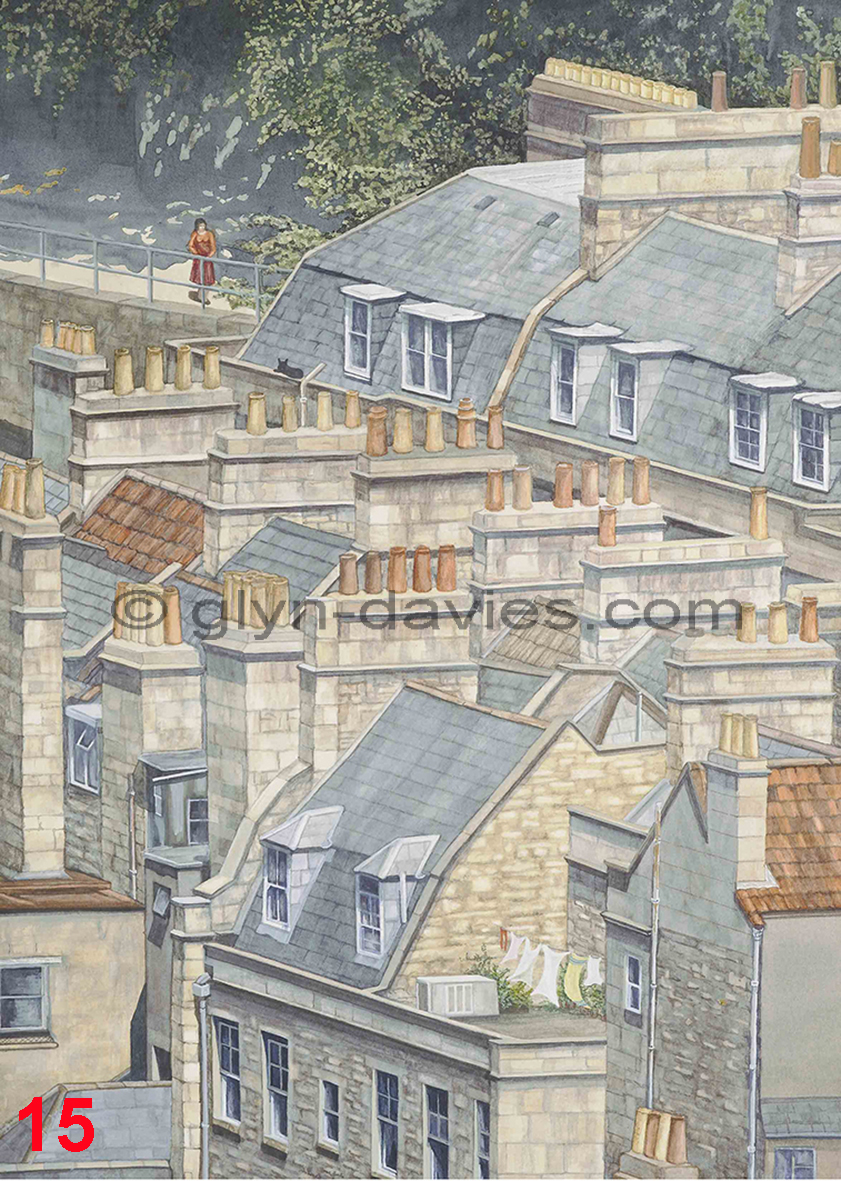 The roofs of Pierrepont Street